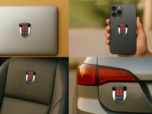 Bentley Harzabzeichen Rennstil Hochwertige Kuppelaufkleber